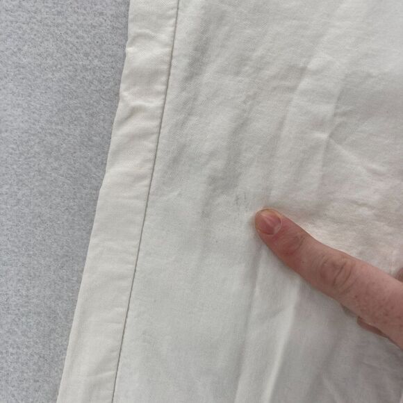 Rag & Bone Ankle Pants Women's 12 White Stretch Fabric Slim Leg Zip Up Waistband - Picture 4 of 14